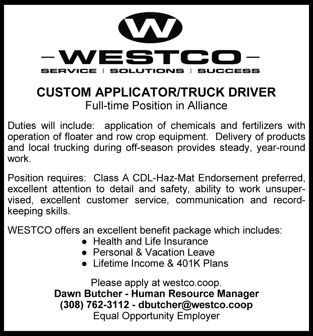 Western Cooperative Company Job Openings